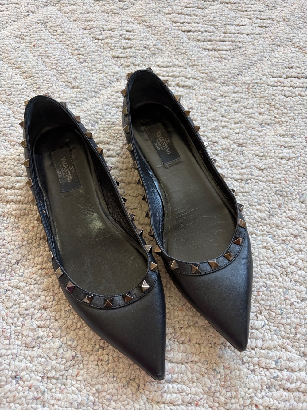 Valentino rockstar ballet flats